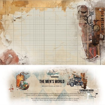 Zestaw papierów The Men's World 15x15