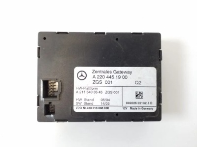 Модуль электронный mercedes sl r230 a2204451900 ecu фото №1