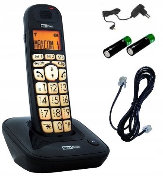 MAXCOM MC6800 - BEZPRZEWODOWY TELEFON STACJONARNY