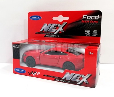 SAMOCHÓD. NEX MODELS. FORD SERIES 2015 MUSTANG GT CZERWONY