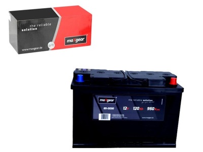 BATTERY 12V 120AH 950A L- 350X175X230 MAXGEAR  