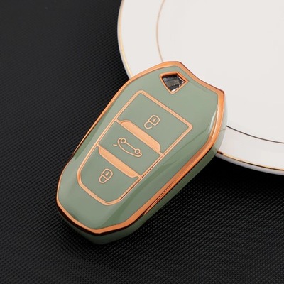 GREENTPU CAR KEY CASE PARA PEUGEOT 2008 3008 4008 5008 308 408 508 CITROEN C  