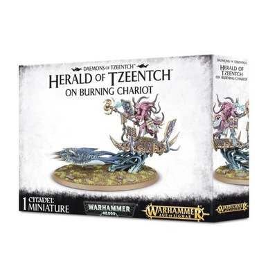 FATESKIMMER HERALD OF TZEENTCH ON BURNING CHARIOT