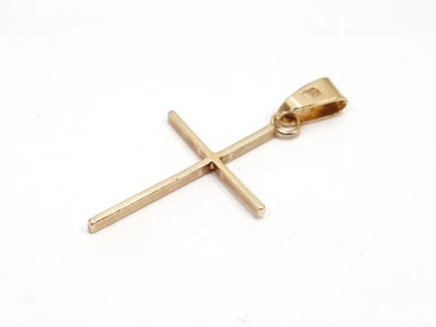 ZŁOTA ZAWIESZKA - KRZYŻ - 0,87G 583 14K