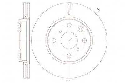 Roadhouse гальмівні диски гальмівні 2szt citroen c1 1.0 pm фото №1