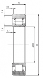 ПІДШИПНИК CBK 238 FŁT