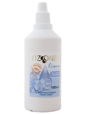 Oliwa lniana ozonowana 100ml Ozonfix len olej lniany ozonowany