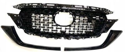 Решётка радиатора решётка радиатора блеск перед + молдинг czarna mazda cx-5 2022- фото №1