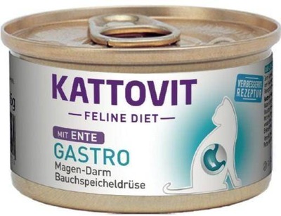 KATTOVIT Feline Diet Gastro Duck kaczka 85 g