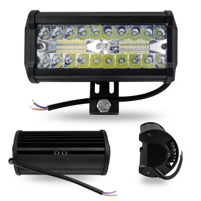 FARO EN FUNCIONAMIENTO DIODO LUMINOSO LED APAGADO ROAD 120W HALÓGENO ANTINIEBLA EPISTAR  