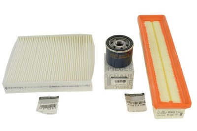 Оригінальний набір фільтрів 1.2 16v clio iv logan ii sandero ii фото №1