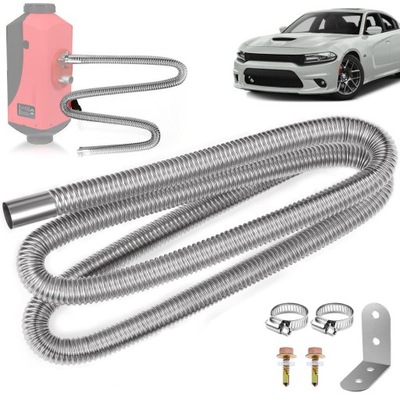 Wąż випускний do автомобіля труба обігрівача повітря труба вихлопна 2,5 cm фото №1