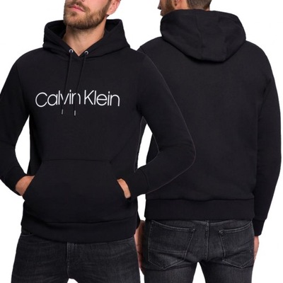 Calvin Klein bluza męska czarna z kapturem K10K104060-002 S