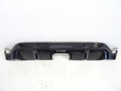 Mini cooper s jcw works f56 lci lift диффузор накладка бампера задняя задняя фото №1