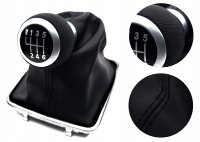 Ручка перемикання передач чохол mat vw passat b7 10-14 фото №1