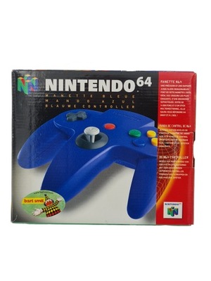 ORYGINALNY PAD NINTENDO 64 NIEBIESKI