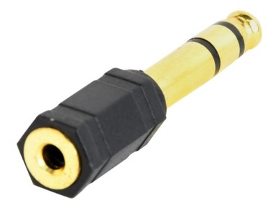 Adapter GEMBIRD A-6.35M-3.5F MiniJack 3.5 mm -