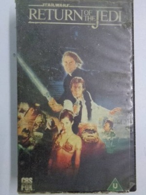 Star Wars return of the Jedi VHS