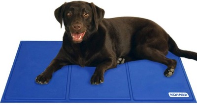 Koanni legowisko ortopedyczne dla psa odcienie niebieskiego 90 cm x 50 cm