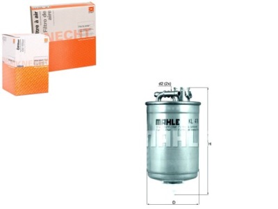 Фильтр топлива knecht 1120224 1131927 xm219a011aa 7m фото №1