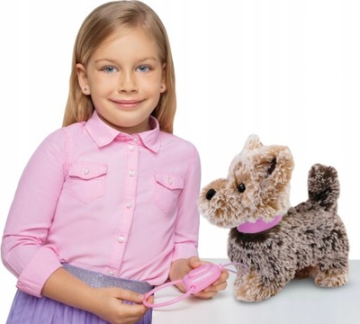 PIESEK Interaktywny chodzący na smyczy NATALIA 3+