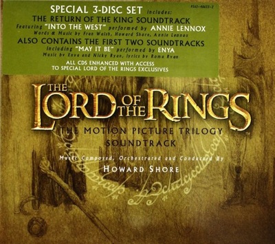 THE LORD OF THE RINGS TRILOGY SOUNDTRACK (WŁADCA PIERŚCIENI TRYLOGIA) [3CD]
