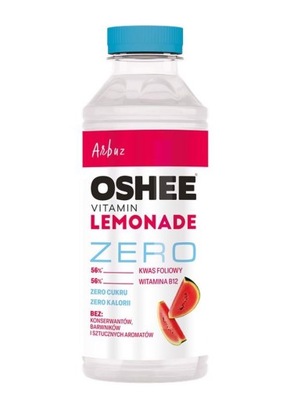 Oshee Vitamin Lemonade ZERO o smaku arbuza 555 ml