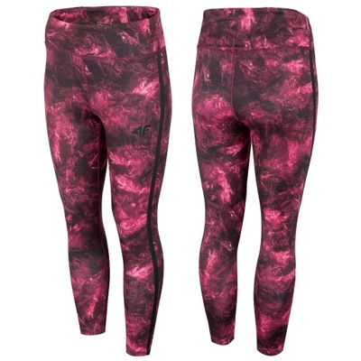 LEGGINSY damskie 4F SPODNIE fitness SPDF010 XS