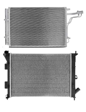 Комплект радиатор kia soul 2014- 2019 фото №1