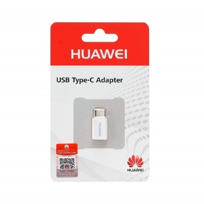 PRZEJŚCIÓWKA USB TYP C - MICROUSB HUAWEI AP52 BIAŁA