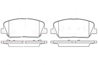 Roadhouse тормозные колодки тормозные hyundai veloster 1.6 t- фото №1
