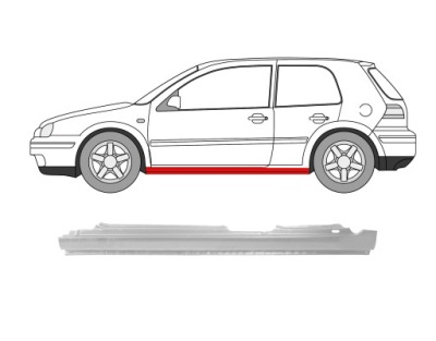 Поріг vw golf iv 4 bora лівий 1997-2006 5d хетчбек фото №1