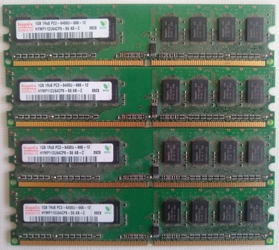 Hynix 4GB 4x1GB DDR2 DIMM PC2 800MHz 6400U