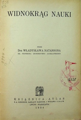 Widnokrąg nauki 1934 r.
