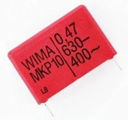 Kondensator polipropylenowy MKP10 100nF 630V Wima