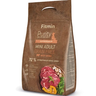 Fitmin Purity Grain Free Adult Mini Beef 4 KG
