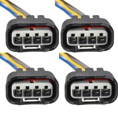 4PCS CAR IGNITION COIL HARNESS PLUG CONNECTOR 4-WAY PARA TOYOTA LEXUS~22343  