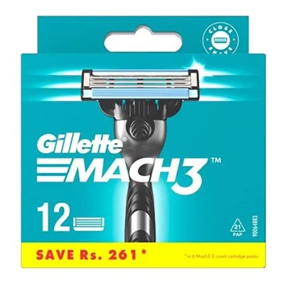 Gillette Mach3 wymienne ostrza do maszynki
