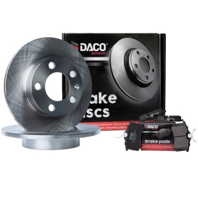 Daco гальмівні диски гальмівні колодки задня - vw multivan v-vi, t5, t6 294mm фото №1