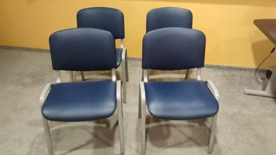 Krzesła konferencyjne NIEBIESKIE używane