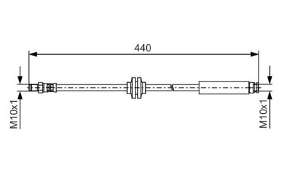 BOSCH 1 987 481 484 CABLE DE FRENADO ELÁSTICO  