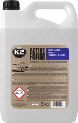 K2 ACTIVE FOAM Aktywna piana do mycia wstępnego 5L