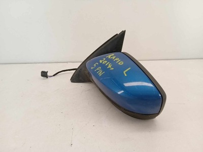 Дзеркало ліва передні skoda rapid 12-17 5 pin фото №1