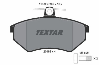 TRINKELĖS STABDŽIŲ VW PRIEK. GOLF/PASSAT 2016801 