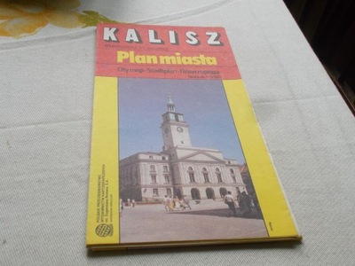 Kalisz stary plan miasta autobusy