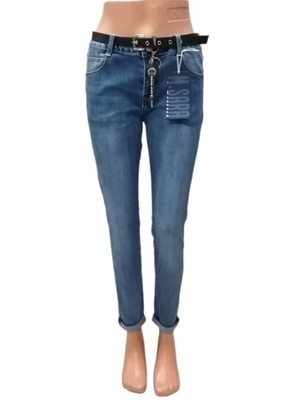 Spodnie Jeans Damski Skinny Plus Size M.SARA - 31