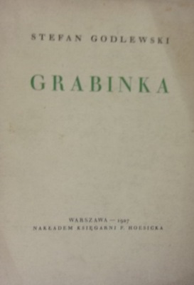 Stefan Godlewski - Grabinka 1927 r.