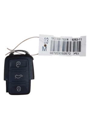 Pilot корпус ключа 1k0959753n golf touran eos фото №1