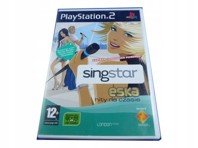SINGSTAR ESKA HITY NA CZASIE SING STAR płyta bdb+ komplet PL PS2
