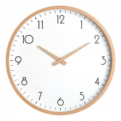 Zegar budzik biały 30cm